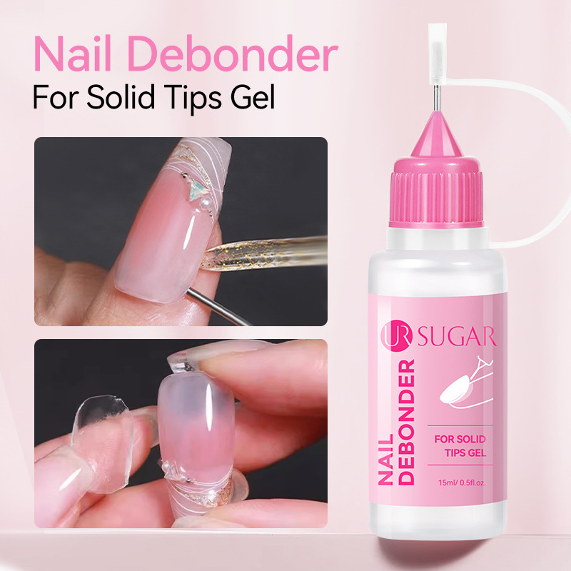 Nail Art Gel - Solid Nail Tips Gel Remover 15ml