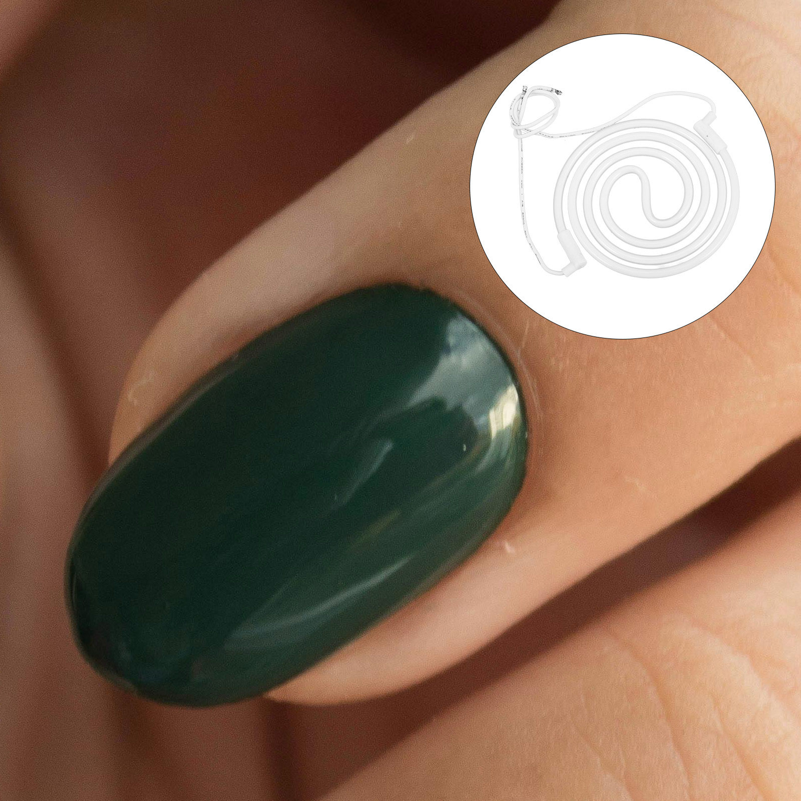 Nail Art Gel - LED Gel Polish Lamp Tube Spiral