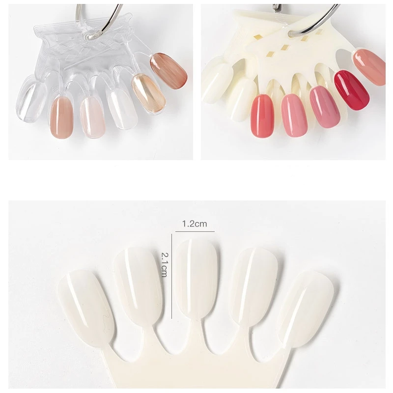 Nail Art Rame - 50pcs/pack Crown Shape False Tips Nail