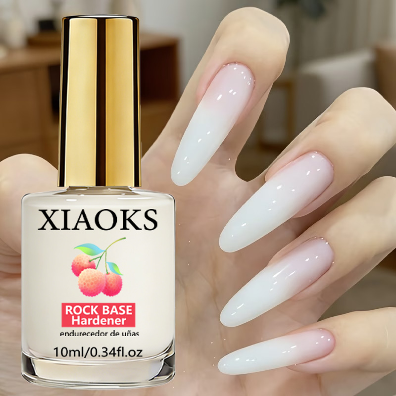 Peel Off Base Coat - Milky White Nail Polish, Smooth Texture,