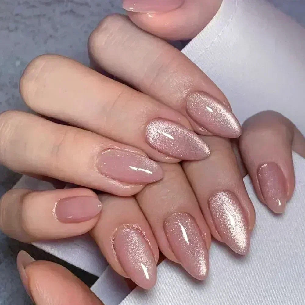 Nail Art Xl - 24pcs/Box Long Coffin False Nails Art