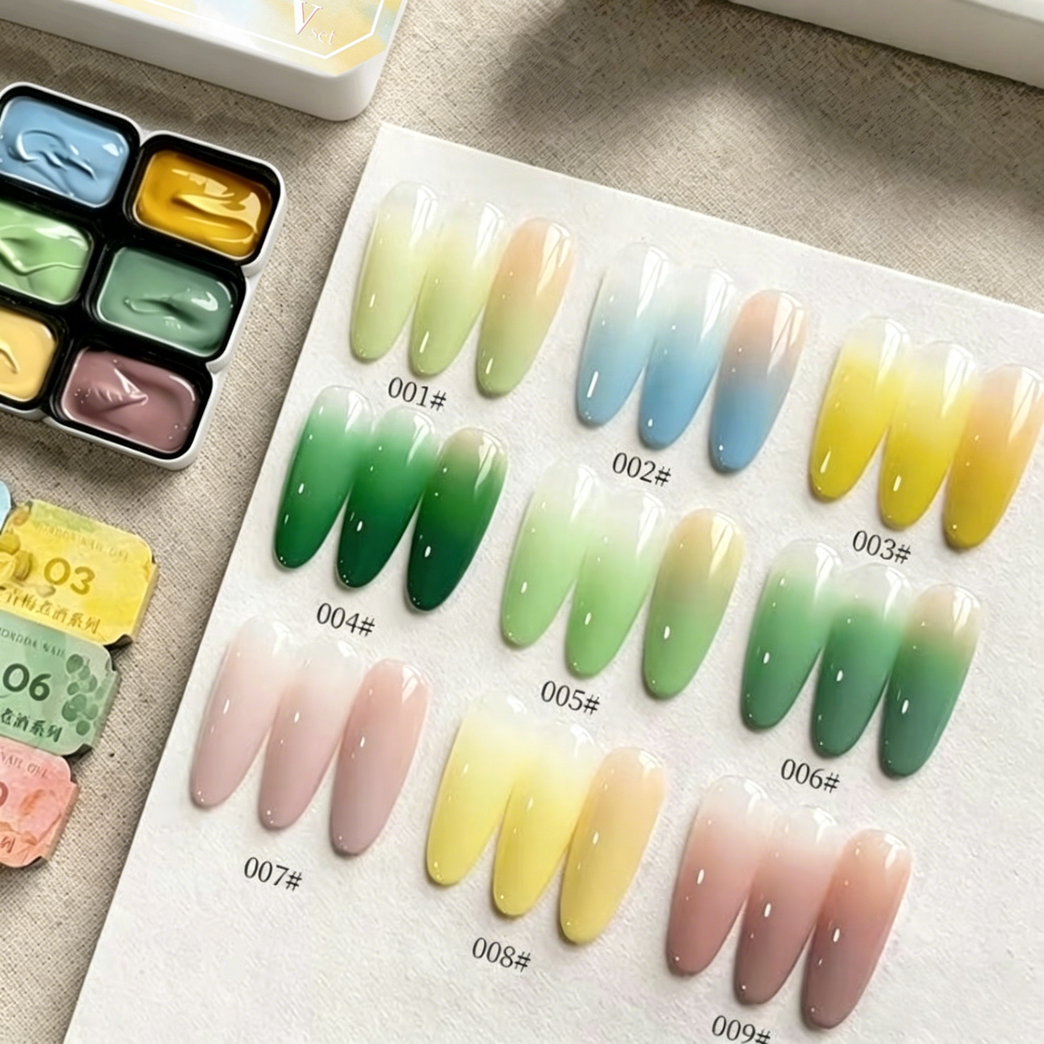 9-Color Solid Nail Polish, Bea - Nail Art Red recensione e prezzo