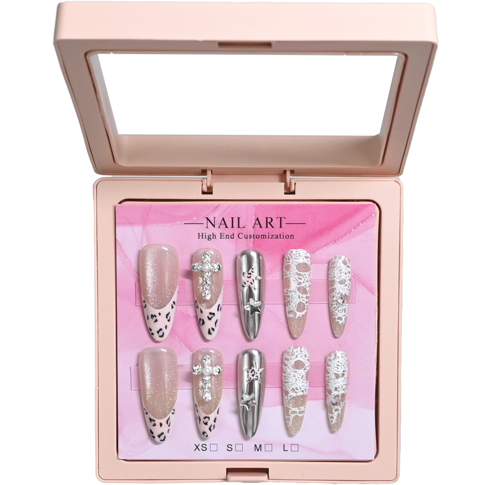 10 handmade almond nails in mi - Nail Glitter Chrome recensione e prezzo