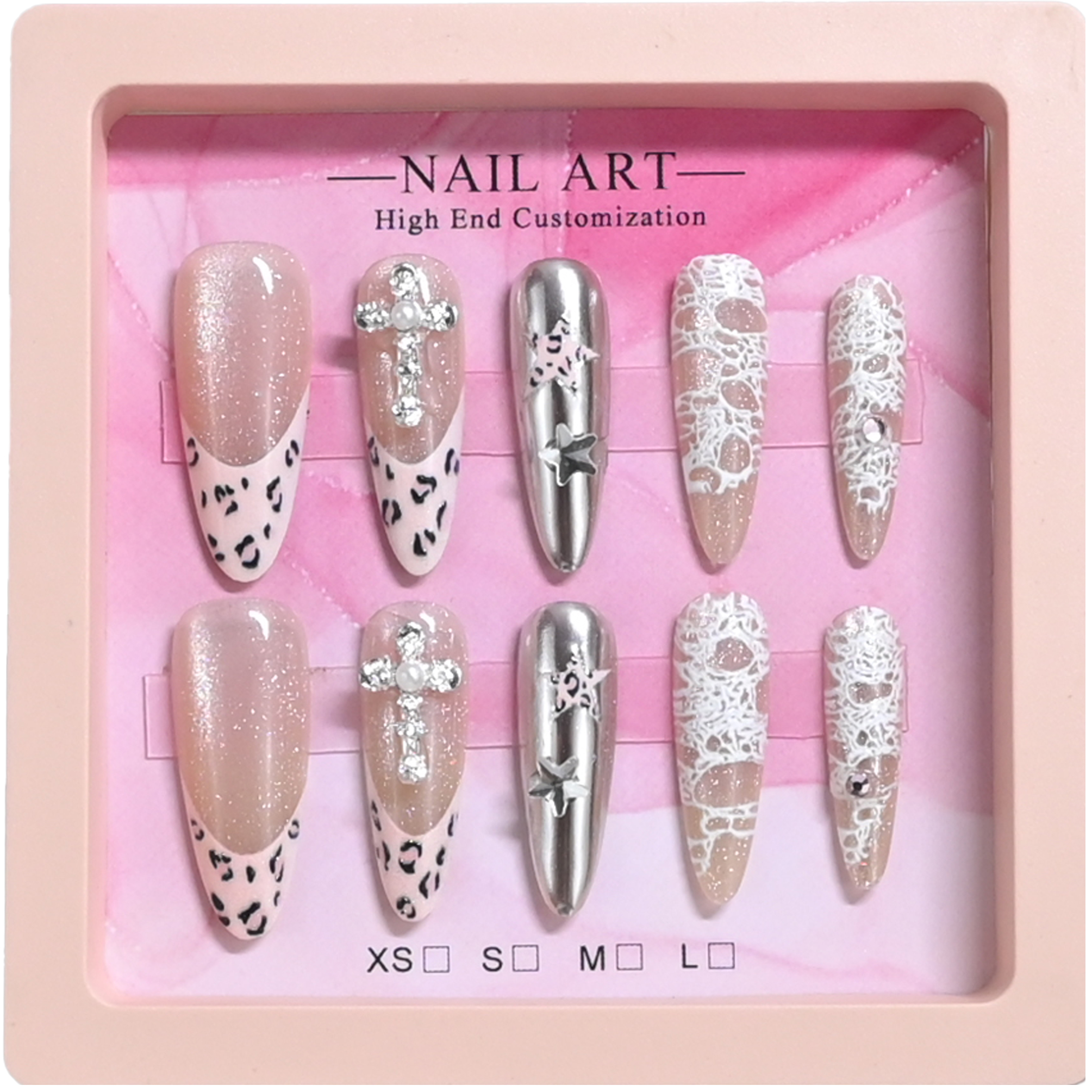 10 handmade almond nails in mi - Nail Glitter Chrome recensione e prezzo