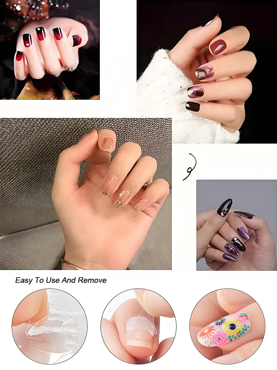 6pcs/set Portable Press On Nai - Press On Nail Set recensione e prezzo
