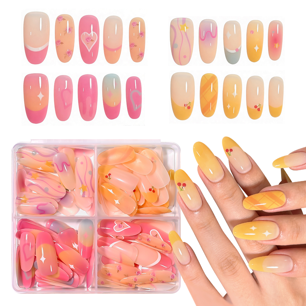 120pc Dopamine Gradient Press  - Nail Art Oval recensione e prezzo