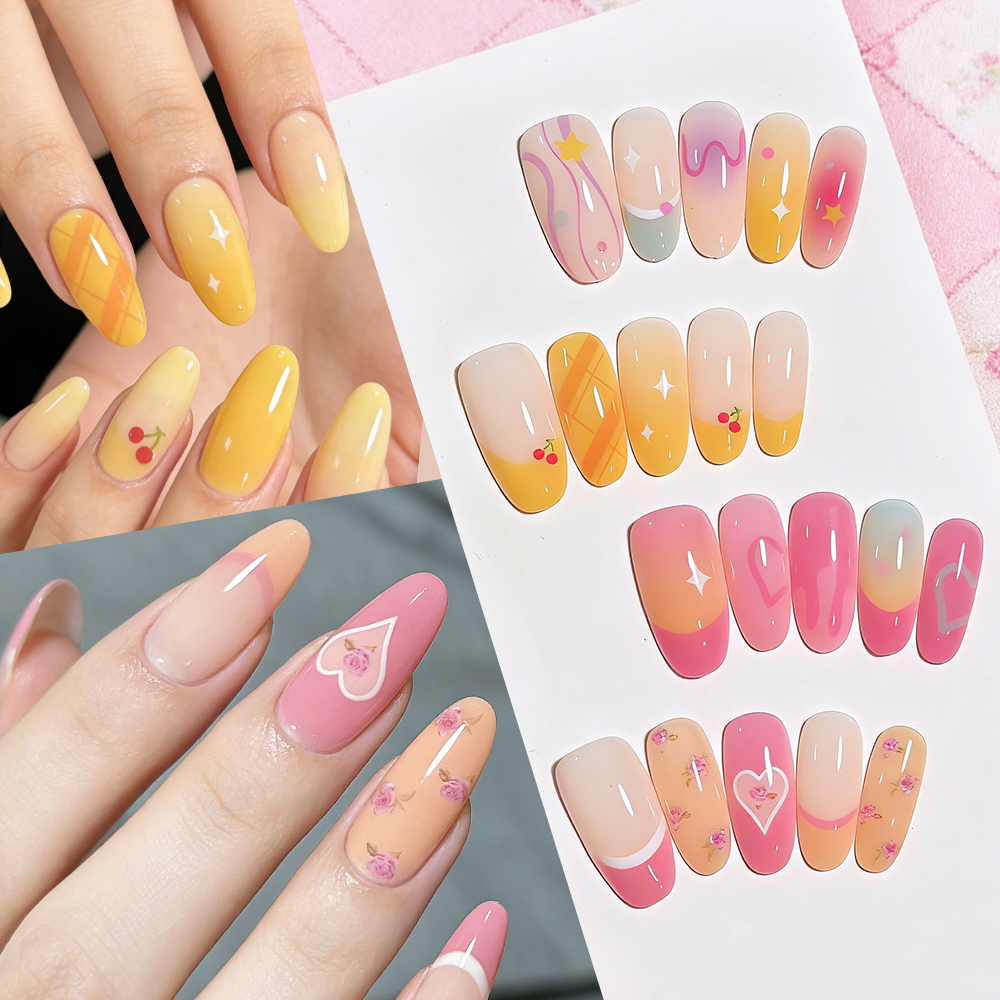 120pc Dopamine Gradient Press  - Nail Art Oval recensione e prezzo