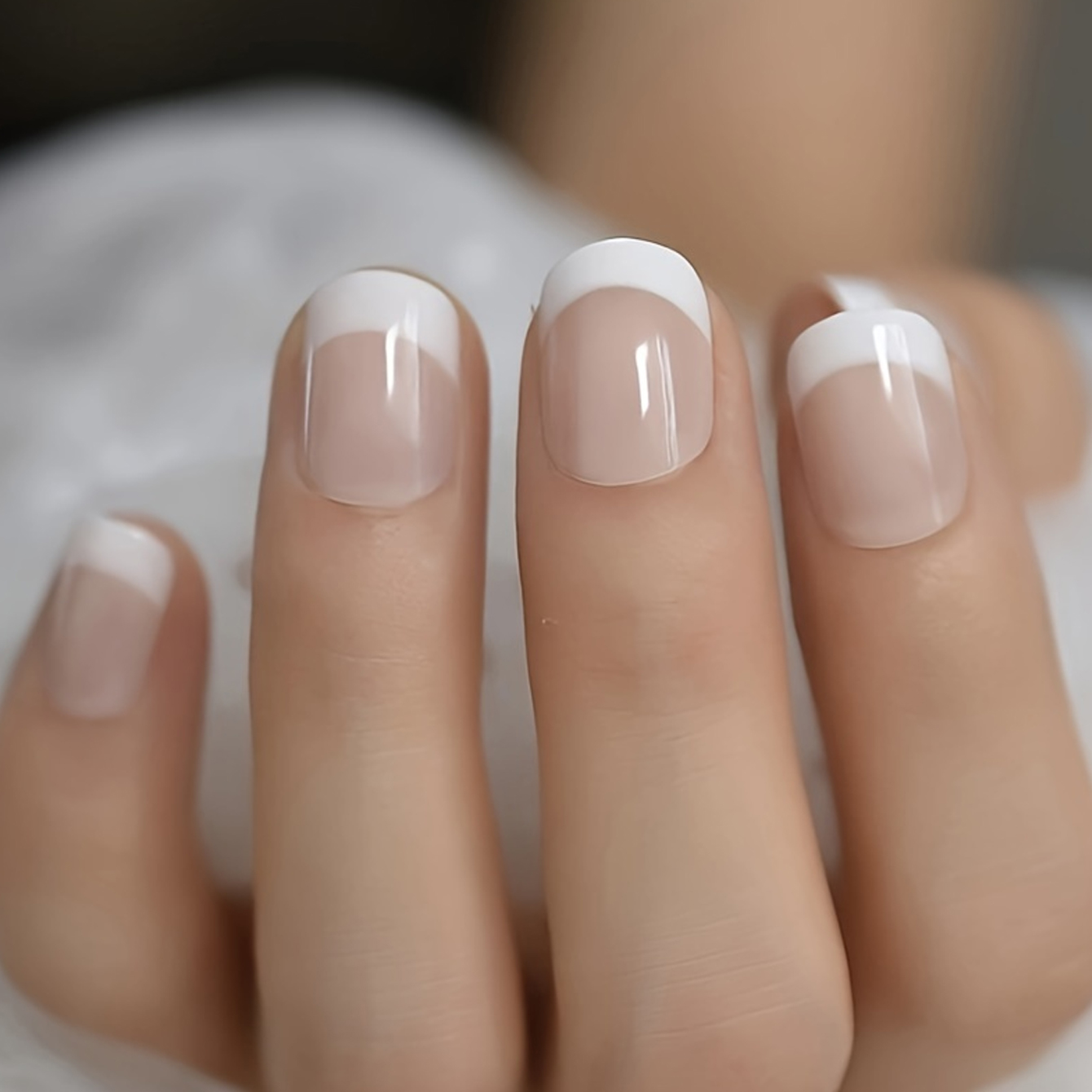 24PCS French White Border Shor - Nail Art French recensione e prezzo
