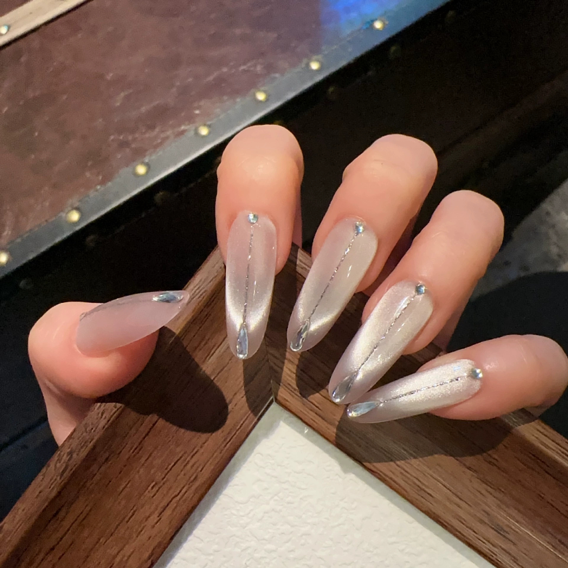 10pcs/bag Long Oval Handmade P - Nail Art Oval recensione e prezzo