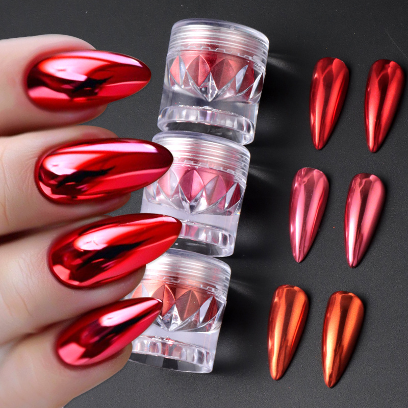 Chrome Red Pink Nail Glitter P - Nail Glitter Chrome recensione e prezzo