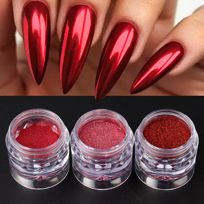 Chrome Red Pink Nail Glitter P - Nail Glitter Chrome recensione e prezzo