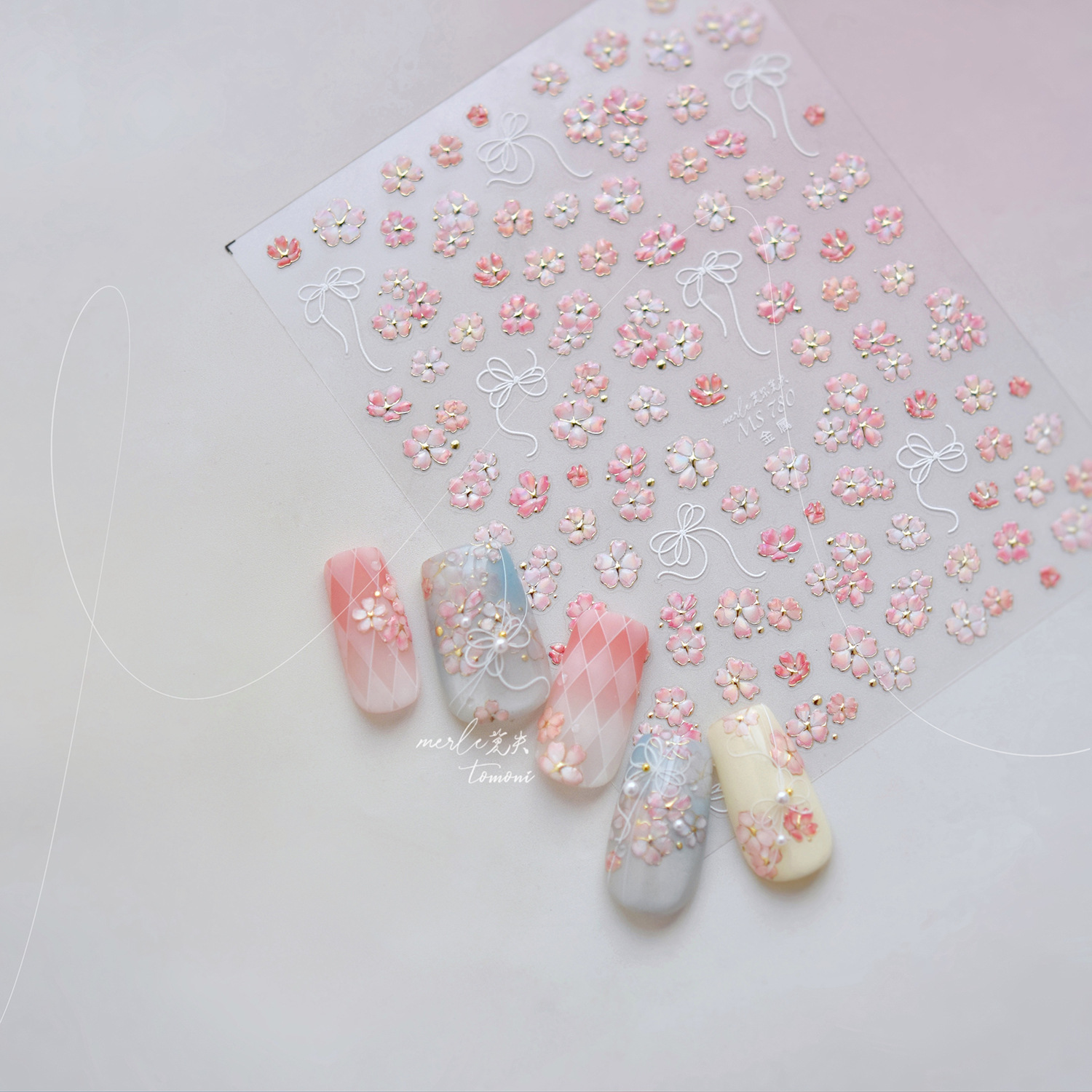 Cherry Blossom Pink Flower Sak - Nail Art Pink Soft recensione e prezzo