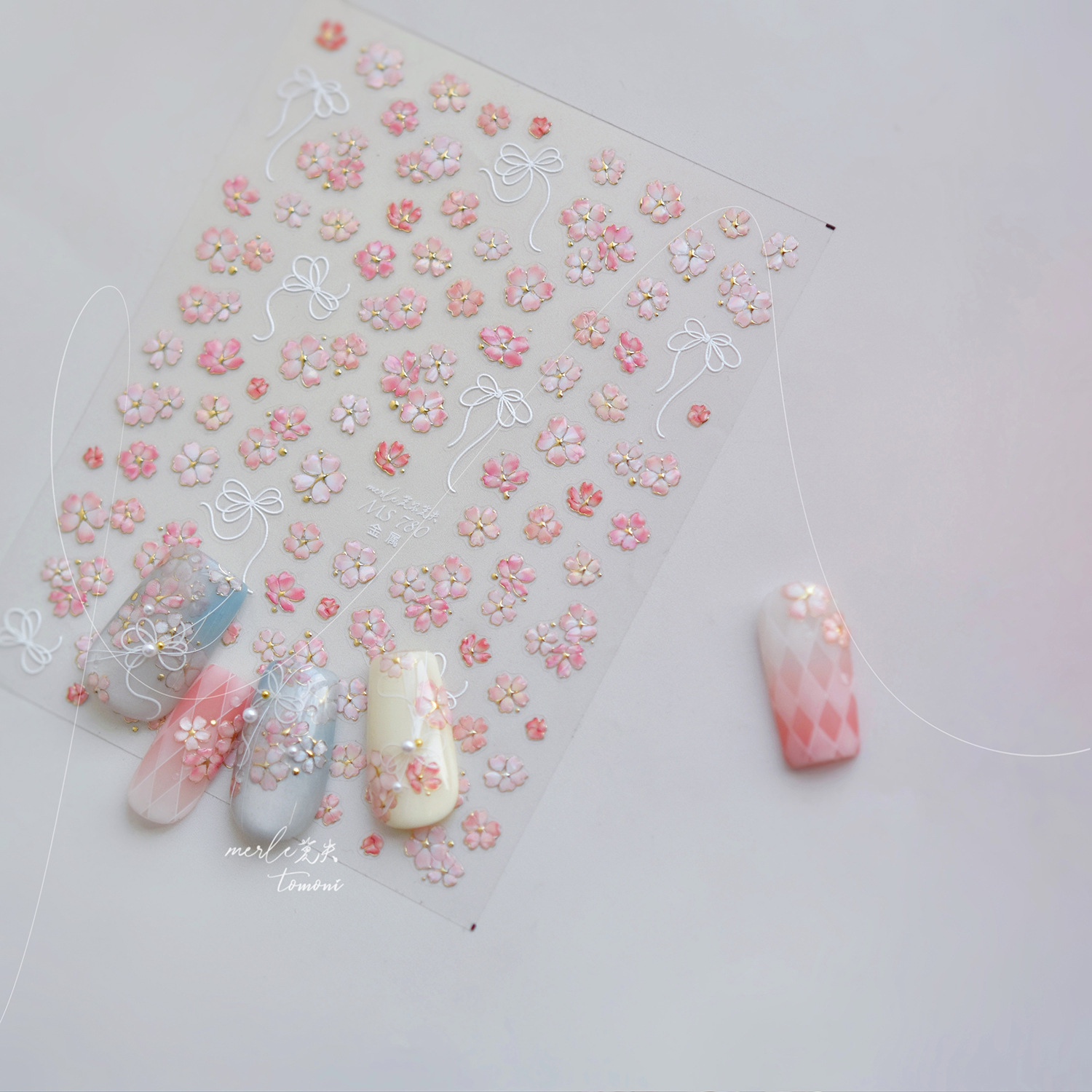 Cherry Blossom Pink Flower Sak - Nail Art Pink Soft recensione e prezzo
