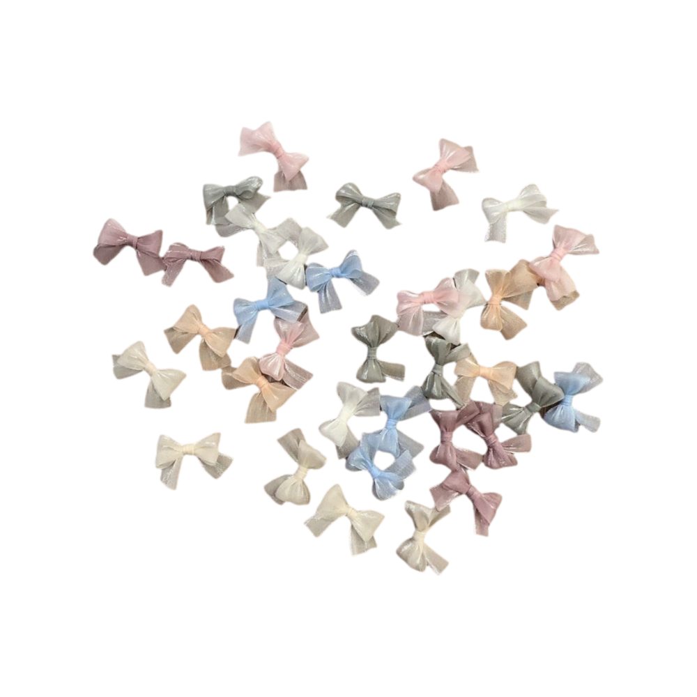 10Pcs Colorful Bow Pearlescent - Nail Art French recensione e prezzo