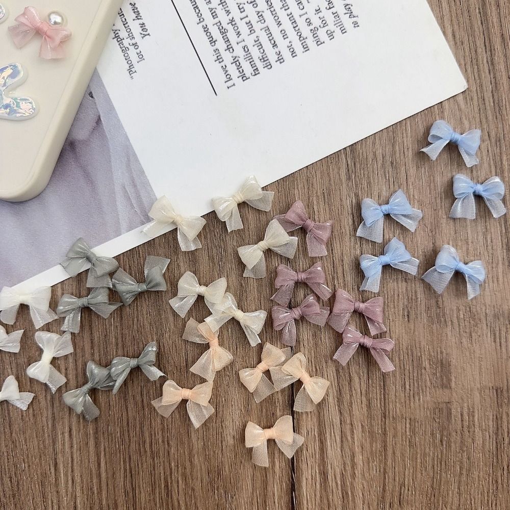 10Pcs Colorful Bow Pearlescent - Nail Art French recensione e prezzo