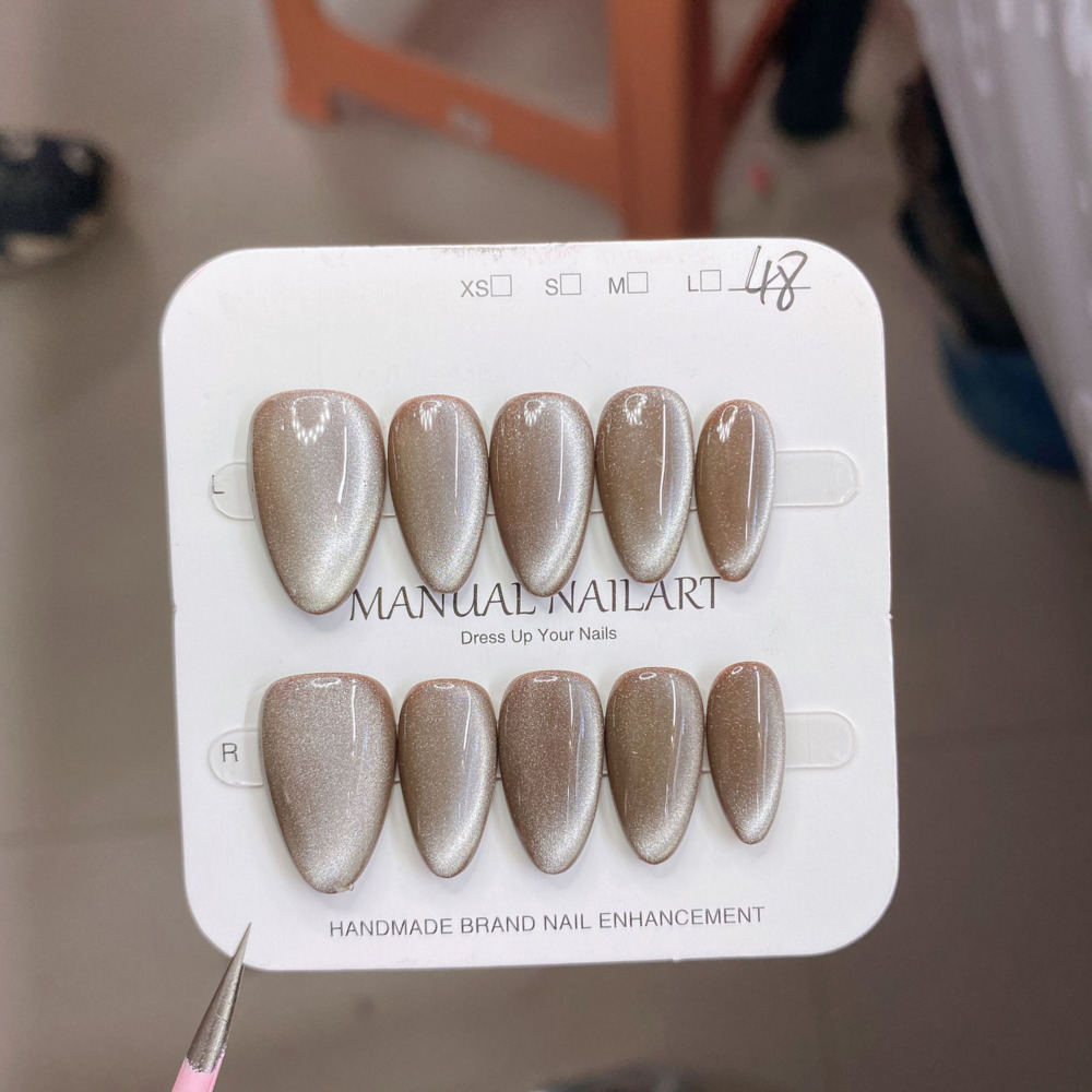 10pc French Almond Shape Cat's - Nail Art French recensione e prezzo