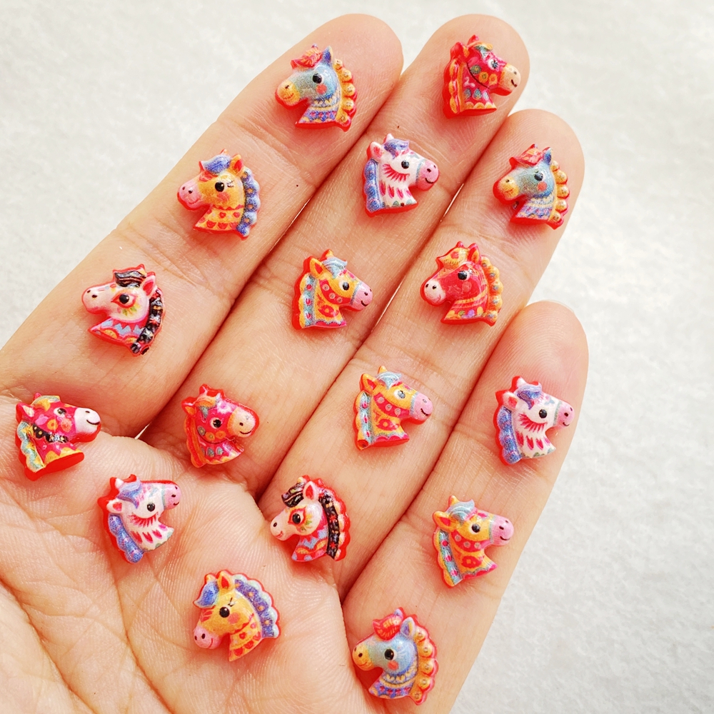 50pcs Resin Cute Mini Red Anim - Nail Art Red recensione e prezzo