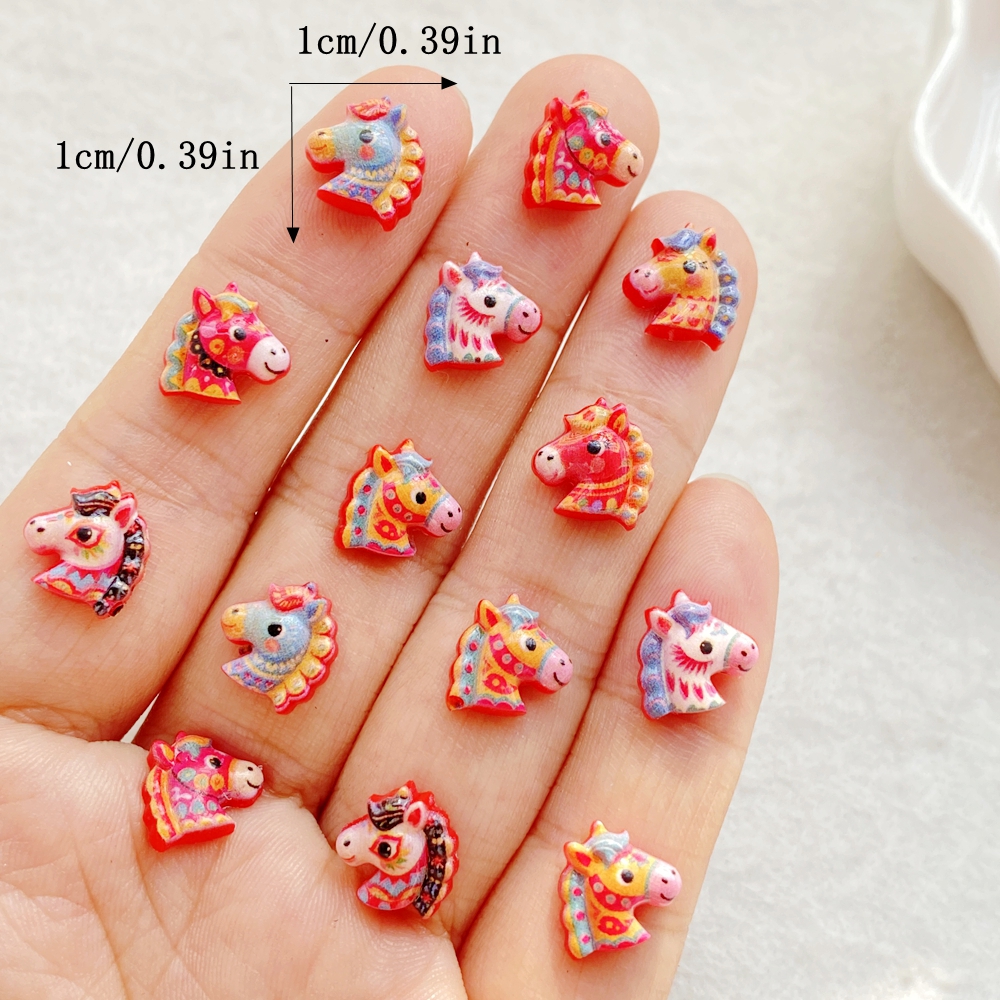 50pcs Resin Cute Mini Red Anim - Nail Art Red recensione e prezzo
