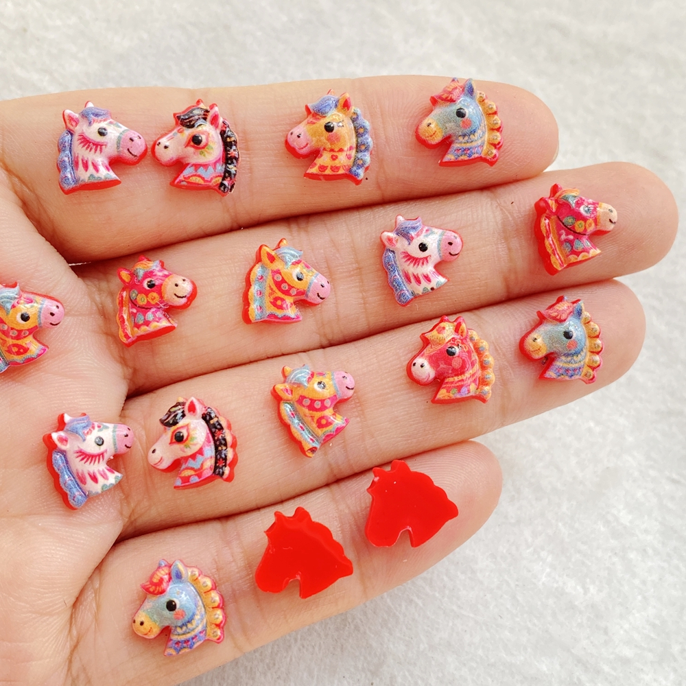 50pcs Resin Cute Mini Red Anim - Nail Art Red recensione e prezzo