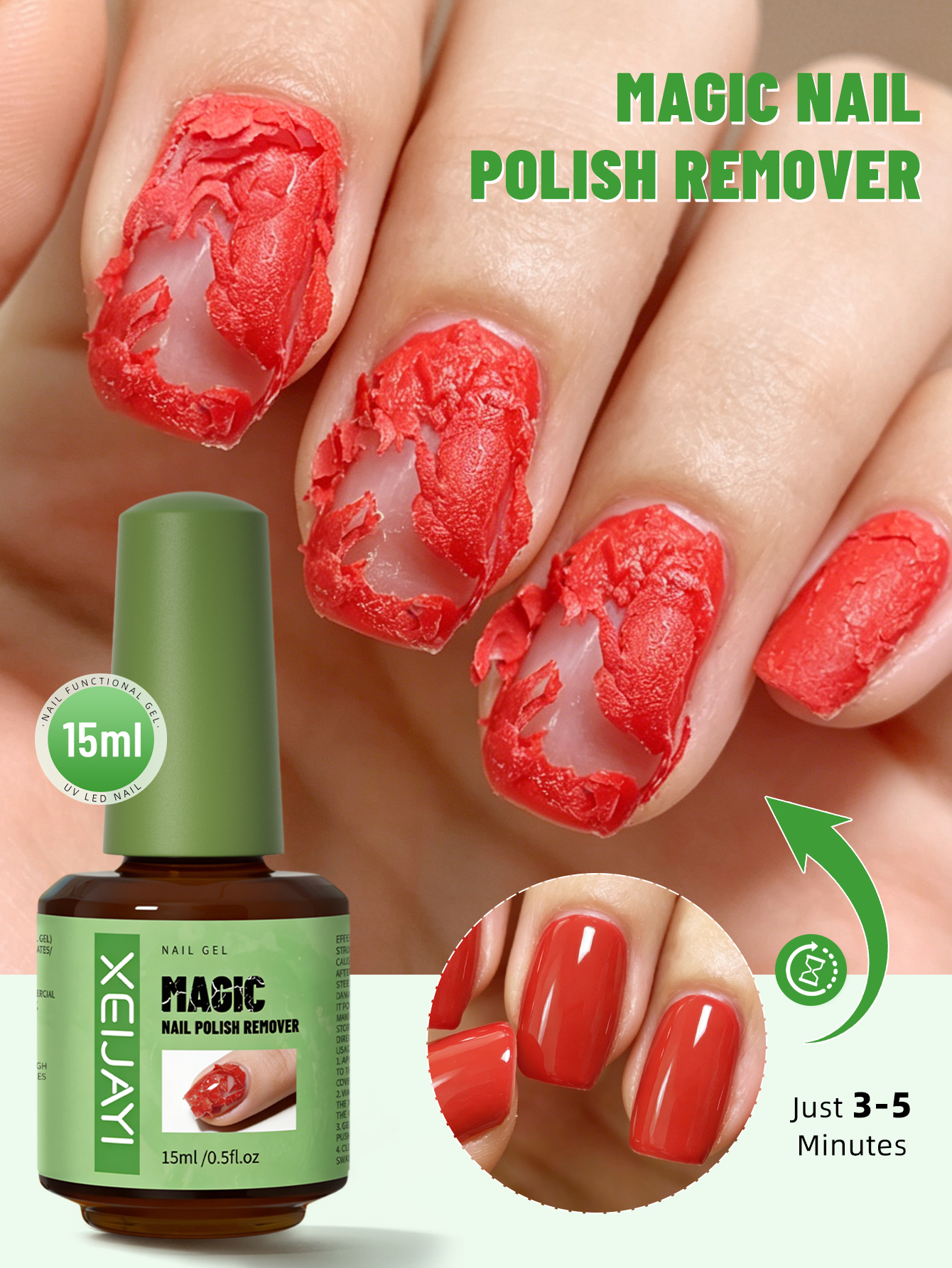 XEIJAYI 1pc 15ml Magic Fast Re - Nail Art Gel recensione e prezzo