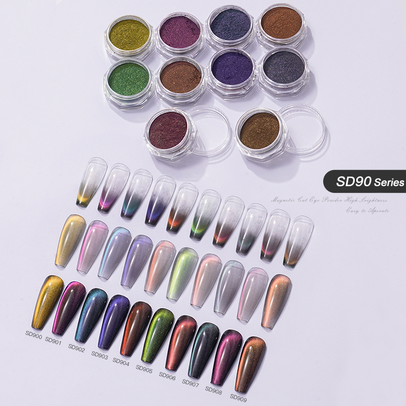 HNDO 10 Color Cat Eye Magnetic - Nail Glitter Chrome recensione e prezzo