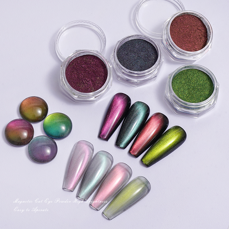 HNDO 10 Color Cat Eye Magnetic - Nail Glitter Chrome recensione e prezzo