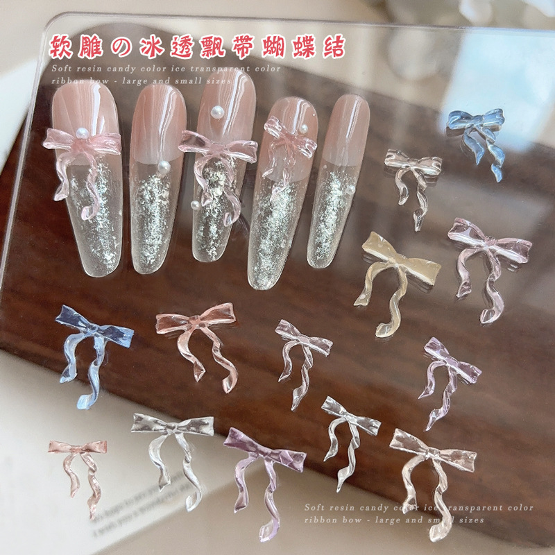 30PCS Fairy Ice Transparent Pi - Nail Art Pink Soft recensione e prezzo