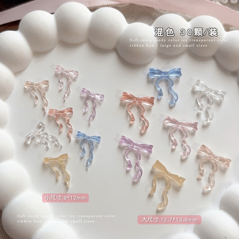 30PCS Fairy Ice Transparent Pi - Nail Art Pink Soft recensione e prezzo