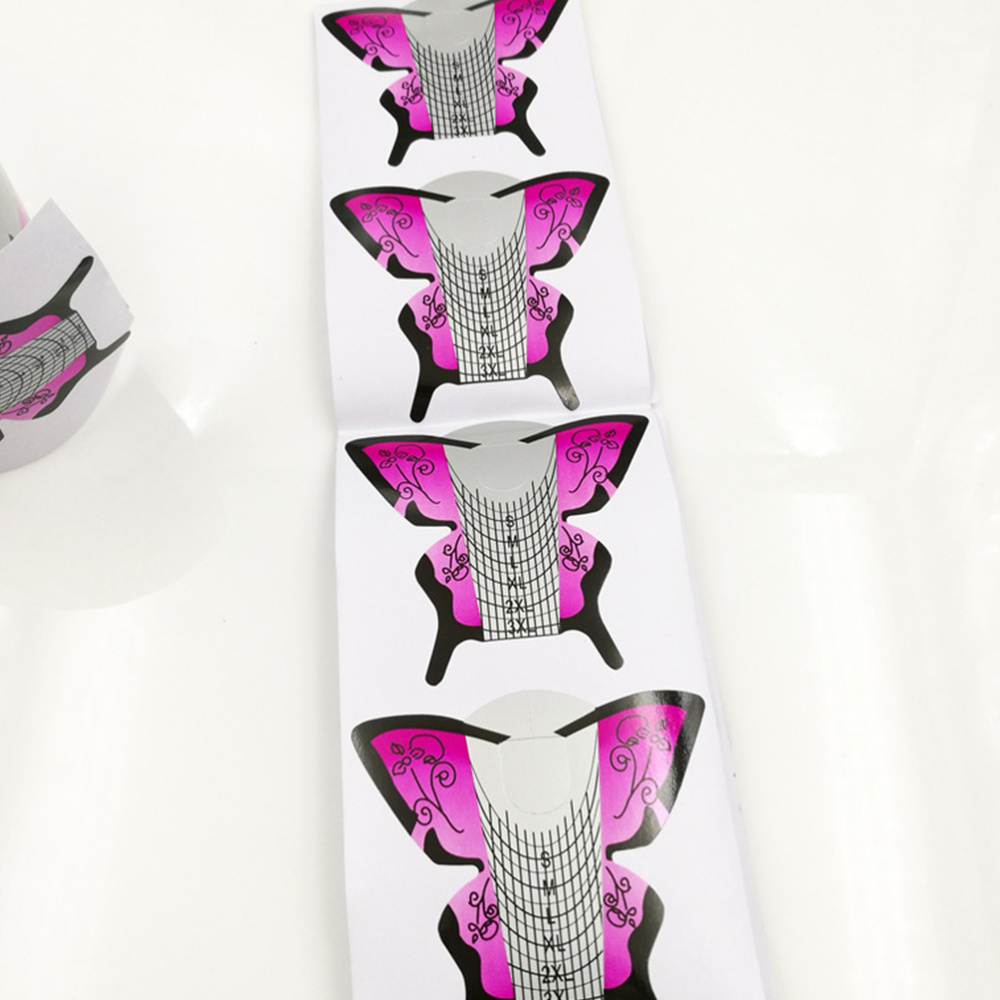 100/500 Nail Forms Butterfly S - Nail Art Xl recensione e prezzo