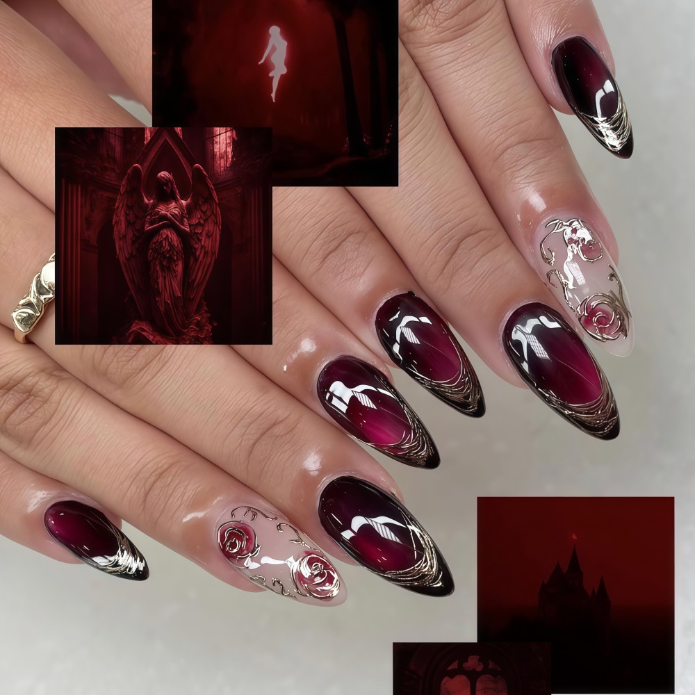 3D fake nails for women girls  - Press On Nail Set recensione e prezzo