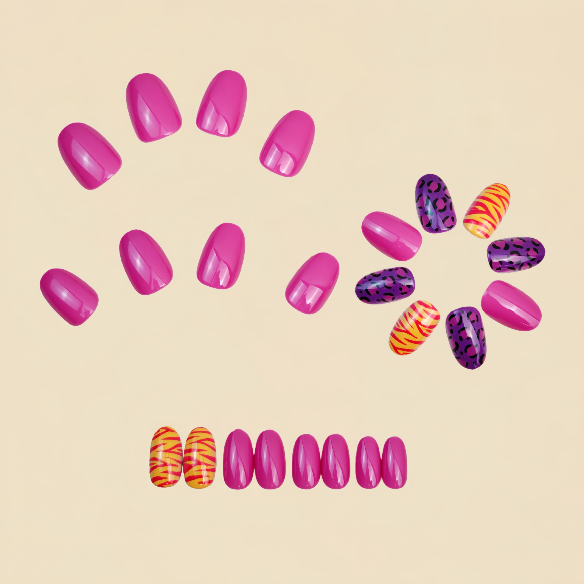 Short long fake nails for wome - Press On Nail Set recensione e prezzo