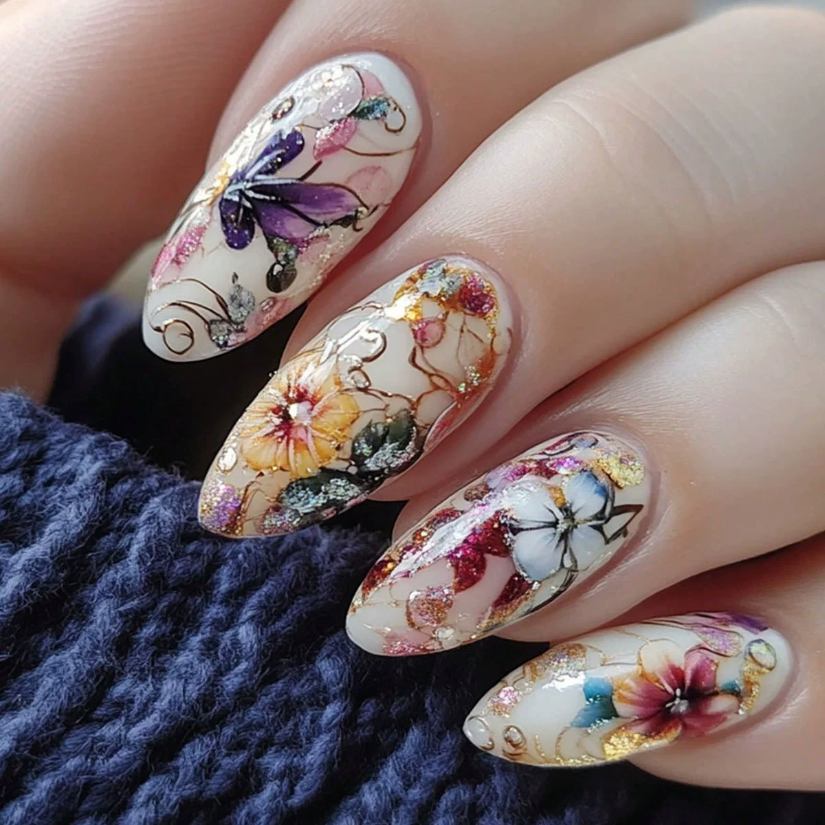 24Pcs Simple Almond Nails Tips - Nail Art Oval recensione e prezzo