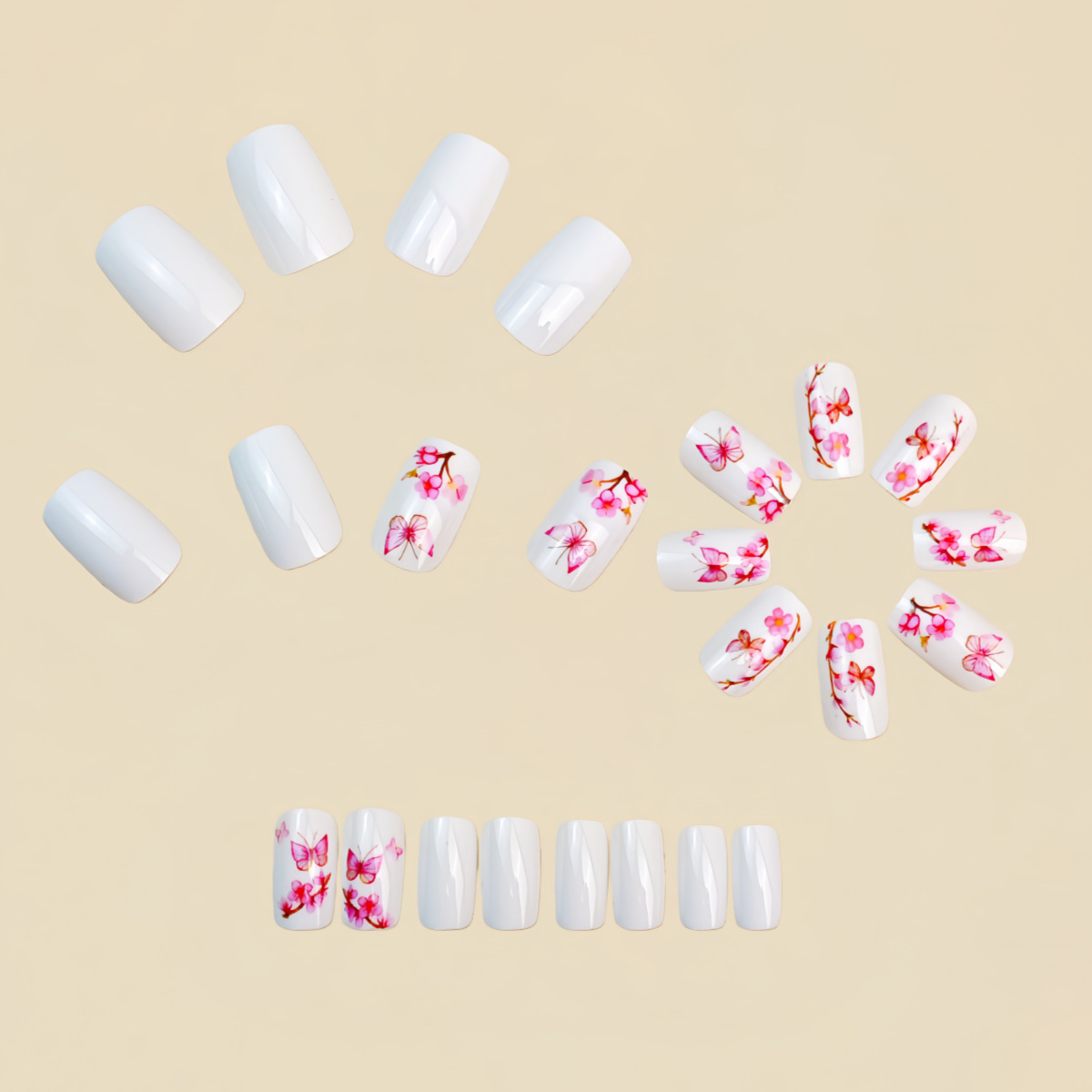 Medium fake nails for women gi - Press On Nail Set recensione e prezzo