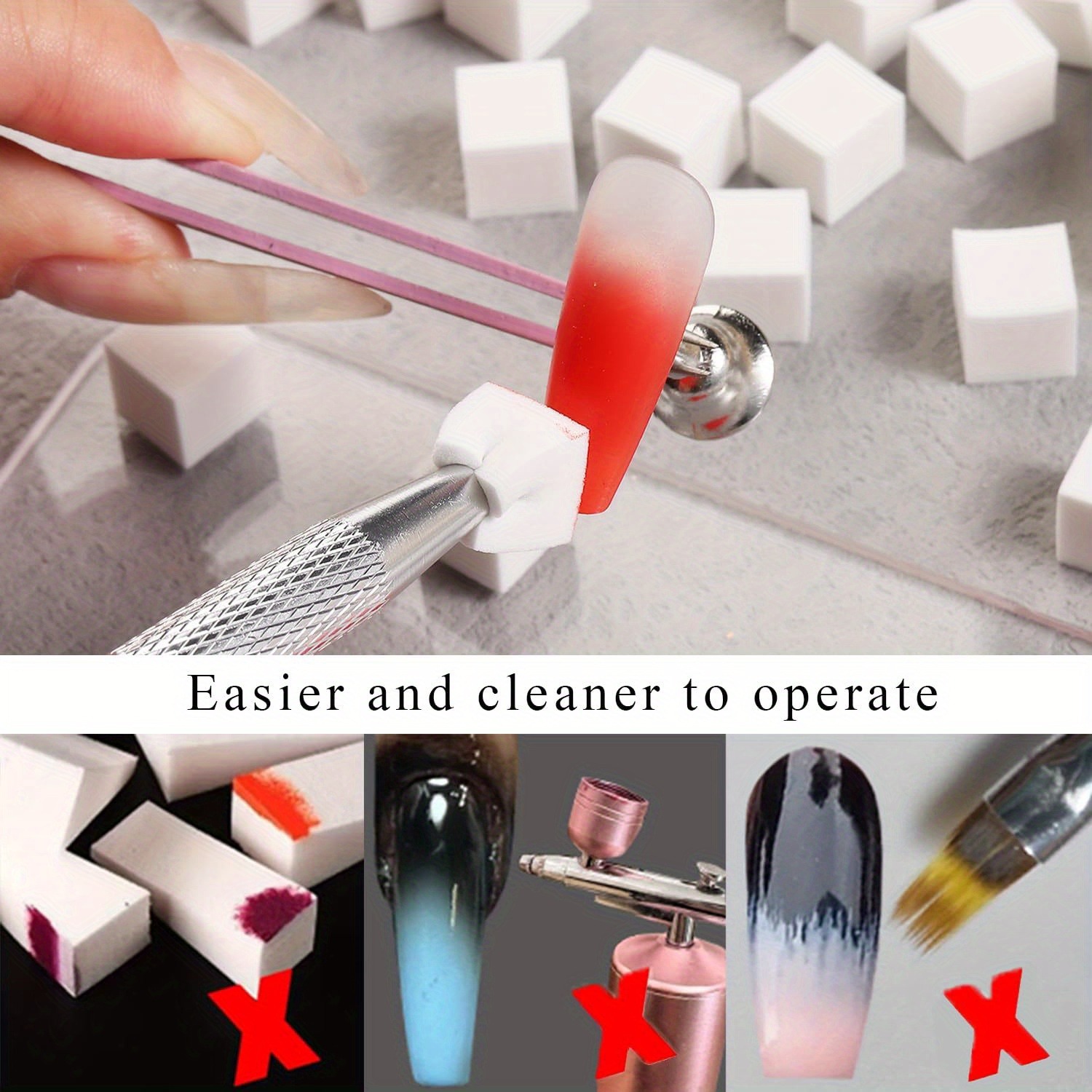 1/50/100Pcs Square Nail Art Sp - Nail Art Rame recensione e prezzo