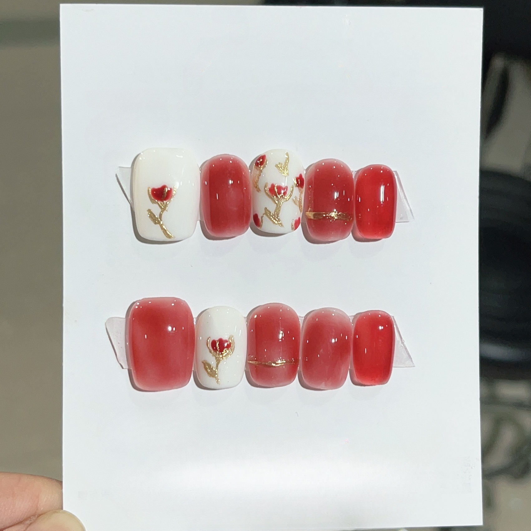 Wholesale Nail Art Crystal Cat - Nail Art Red recensione e prezzo