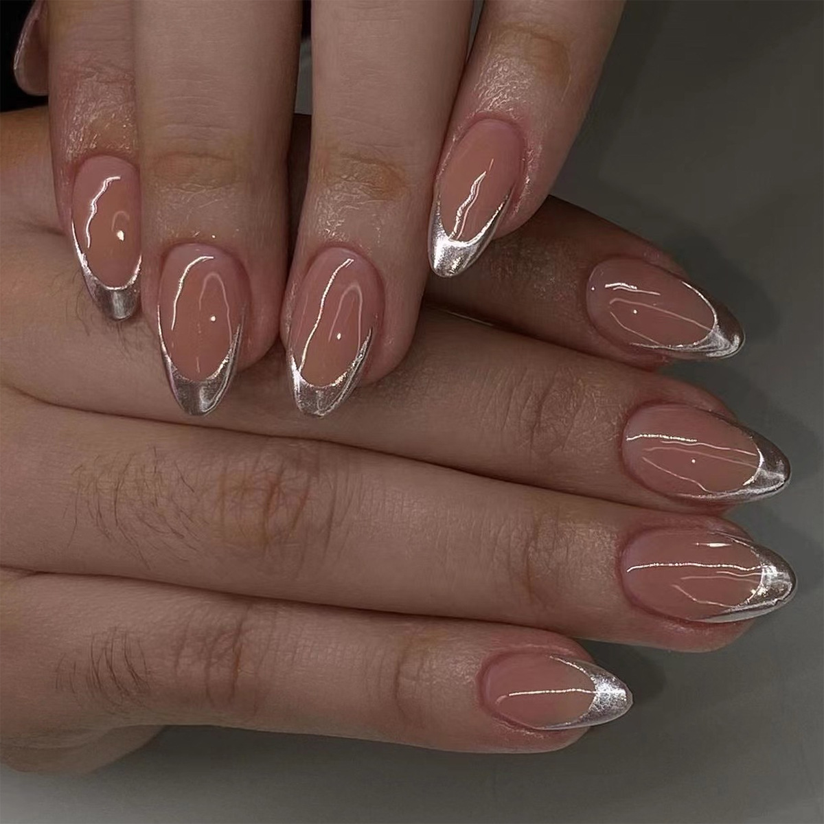 24pcs Simple Green French Fake - Nail Art Oval recensione e prezzo