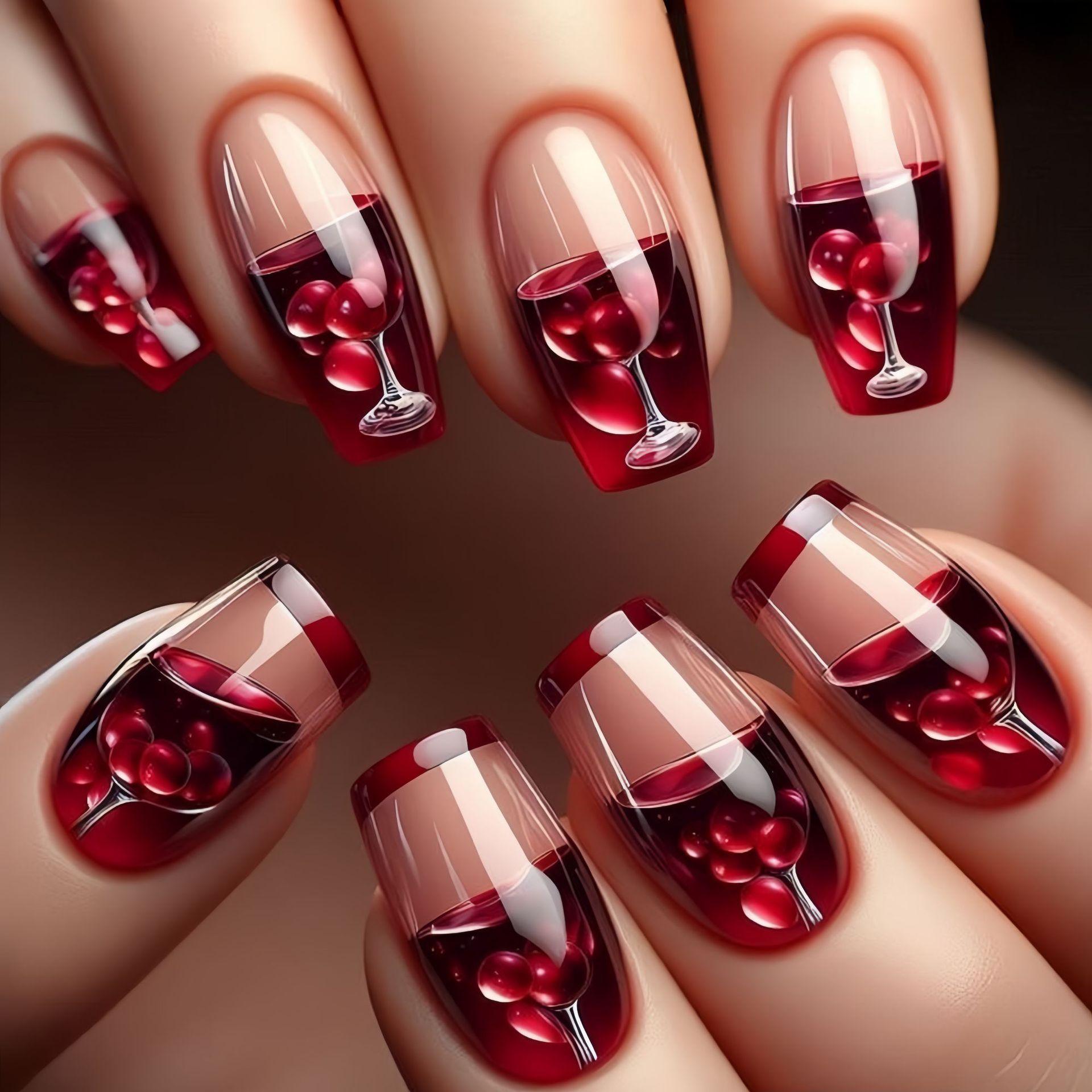 Medium long fake nails for wom - Press On Nail Set recensione e prezzo