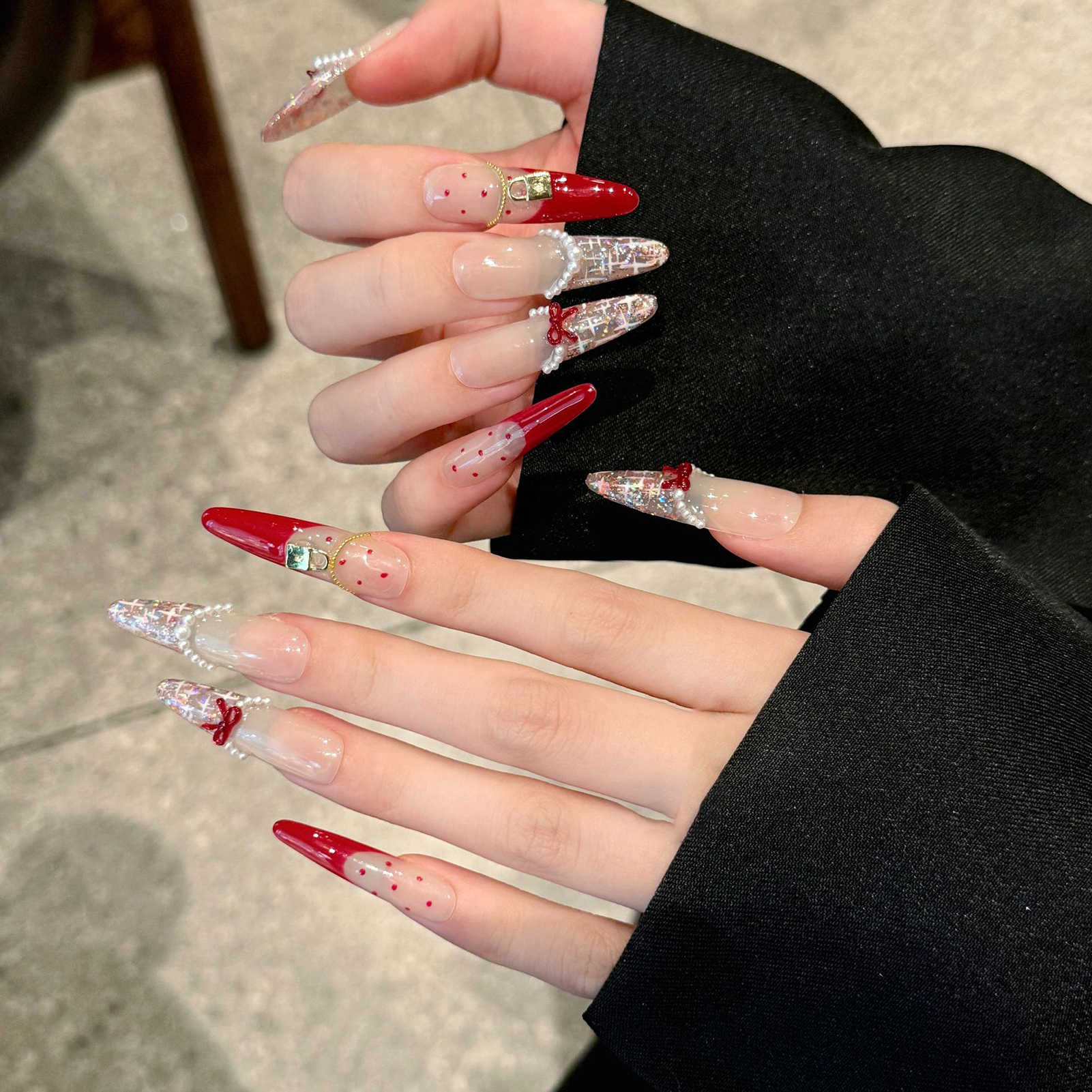 Handmade Long Oval Press on Na - Nail Art Oval recensione e prezzo