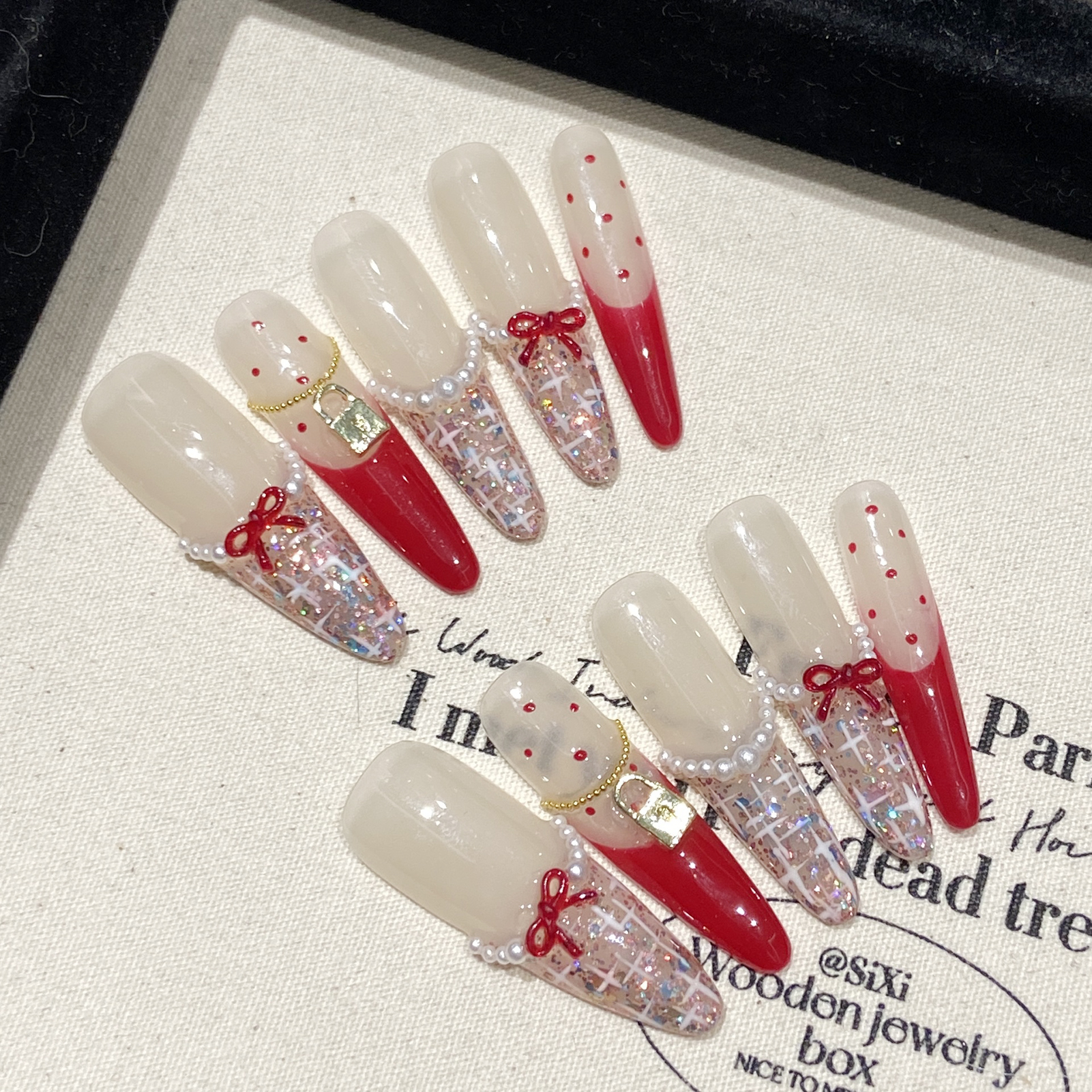 Handmade Long Oval Press on Na - Nail Art Oval recensione e prezzo