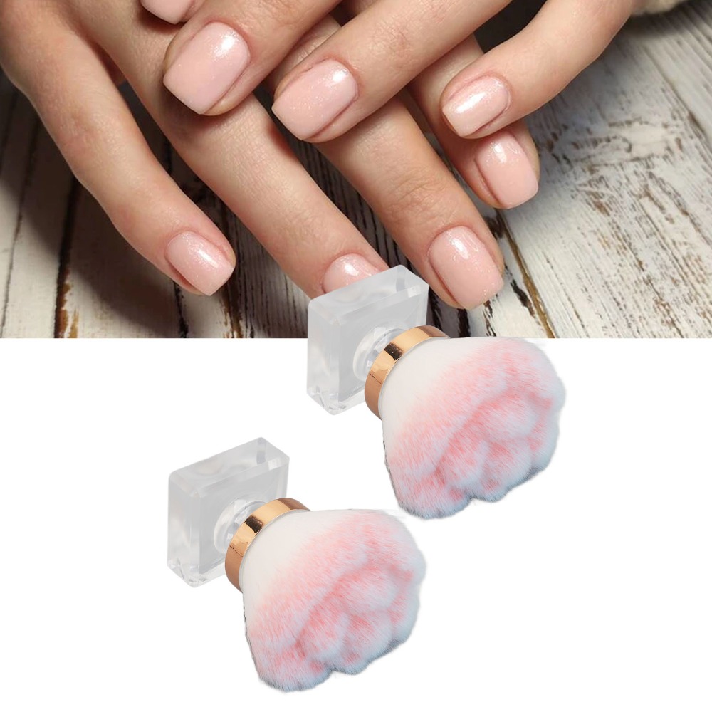 2pcs Pink Soft Bristle Nail Du - Nail Art Pink Soft recensione e prezzo