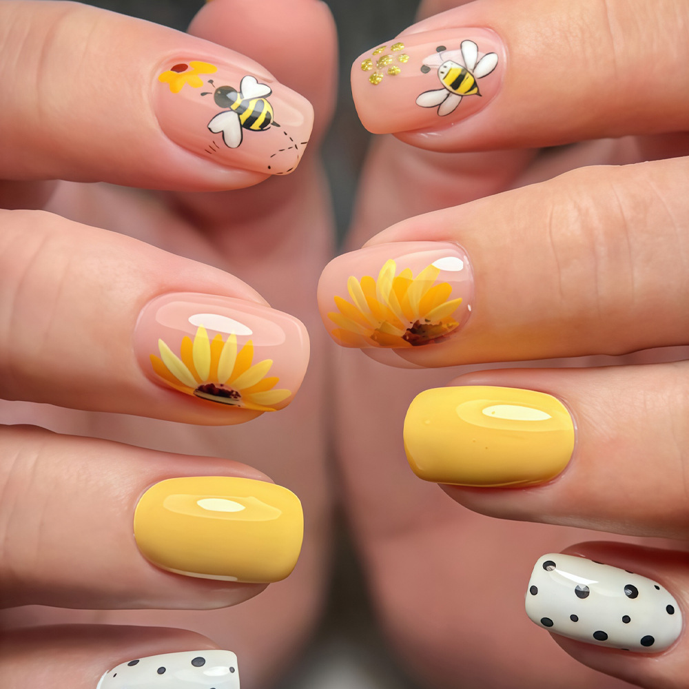 Short Square fake nails for wo - Press On Nail Set recensione e prezzo