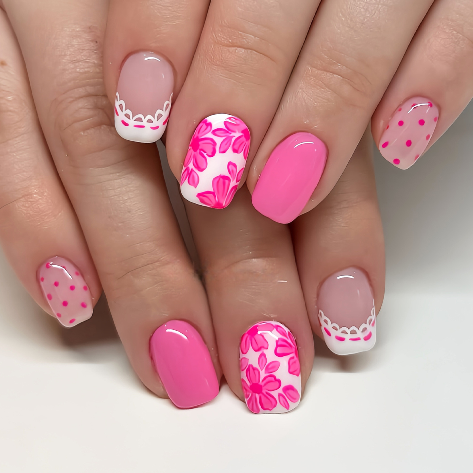 Short Square fake nails for wo - Press On Nail Set recensione e prezzo