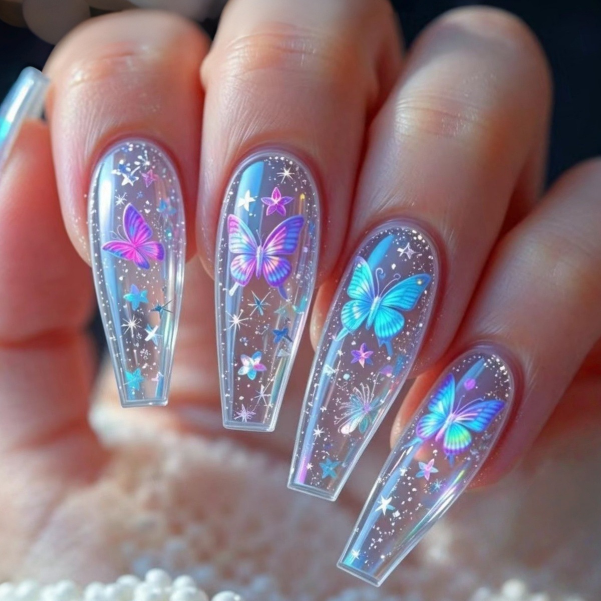 Medium Fake Nails for Women Gi - Press On Nail Set recensione e prezzo