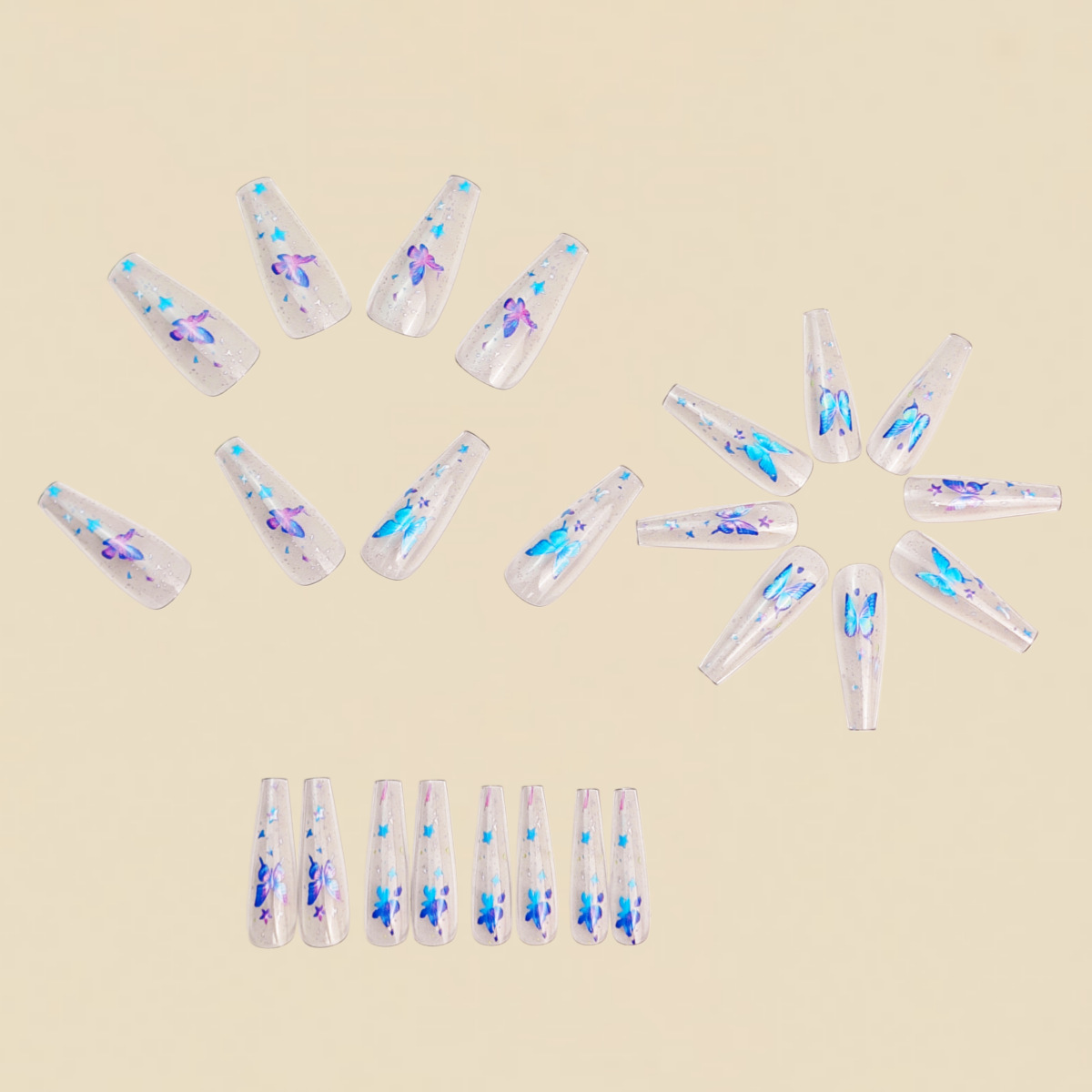 Medium Fake Nails for Women Gi - Press On Nail Set recensione e prezzo