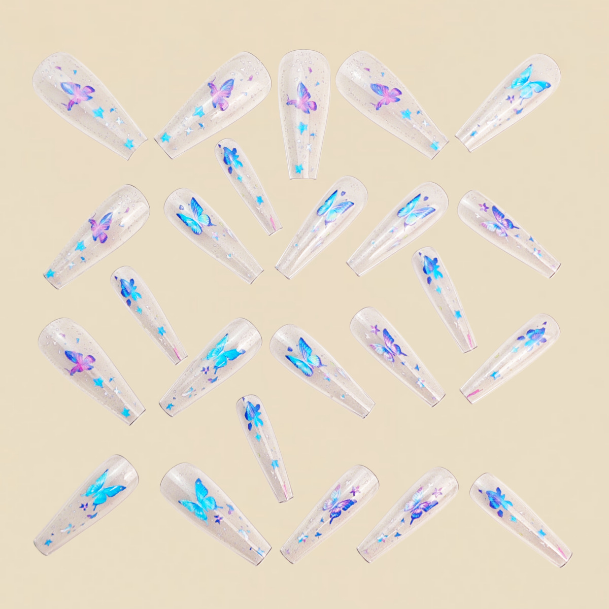 Medium Fake Nails for Women Gi - Press On Nail Set recensione e prezzo