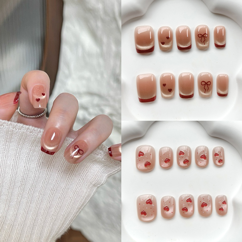 10Pcs French Style Cute Sweeth - Nail Art French recensione e prezzo