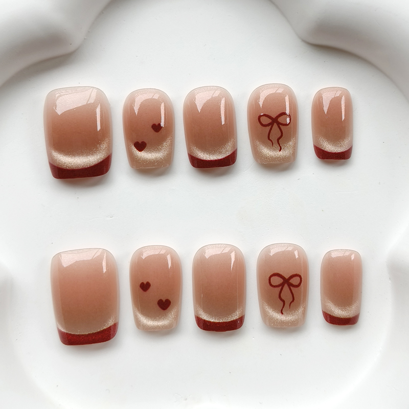 10Pcs French Style Cute Sweeth - Nail Art French recensione e prezzo