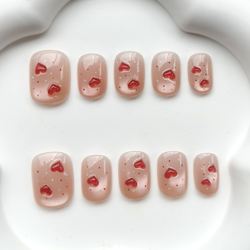 10Pcs French Style Cute Sweeth - Nail Art French recensione e prezzo