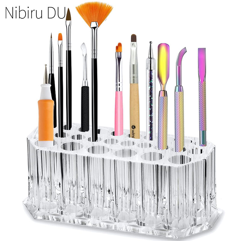 26 Holes Acrylic Nail Brushes  - Nail Art Rame recensione e prezzo