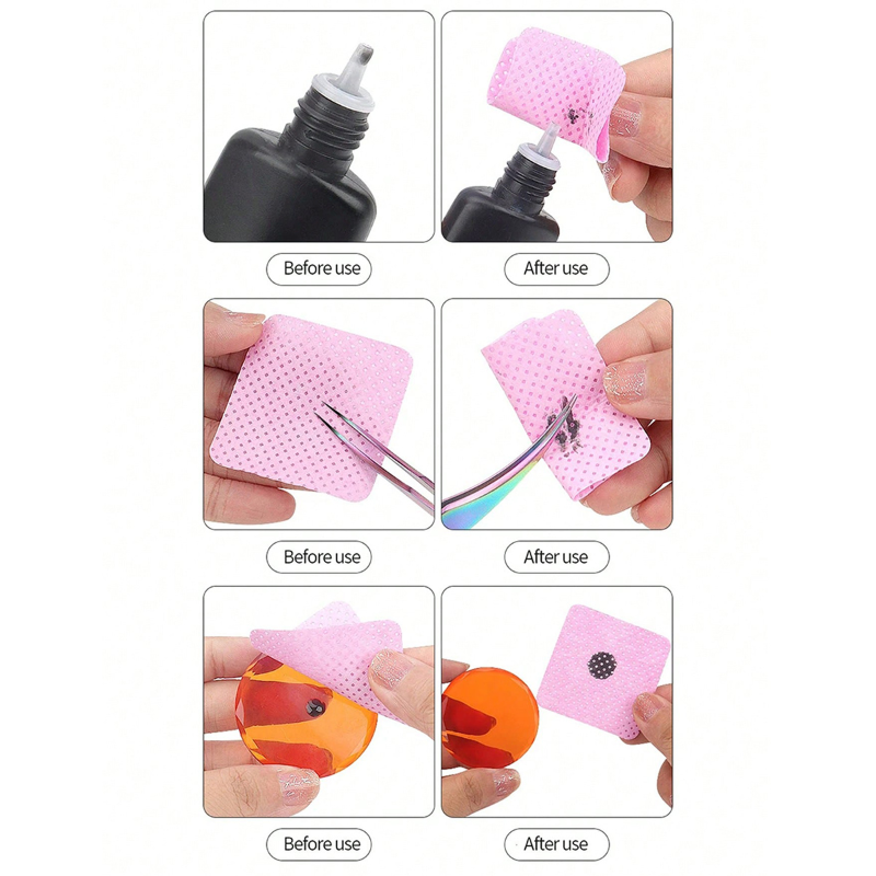 Lint Free Wipes Cleaning Tool  - Nail Art Gel recensione e prezzo